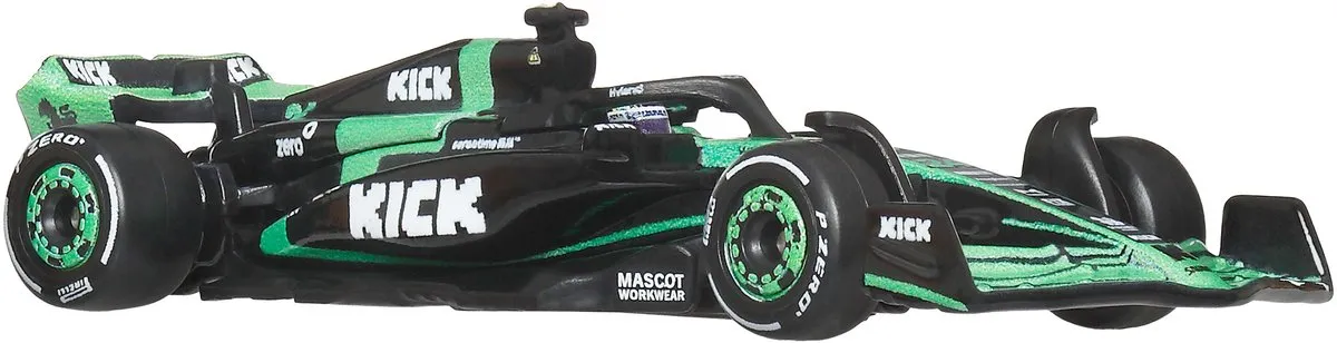 Hot Wheels JBM23 Kick Sauber F1 Team #24 - Zwart/ Groen