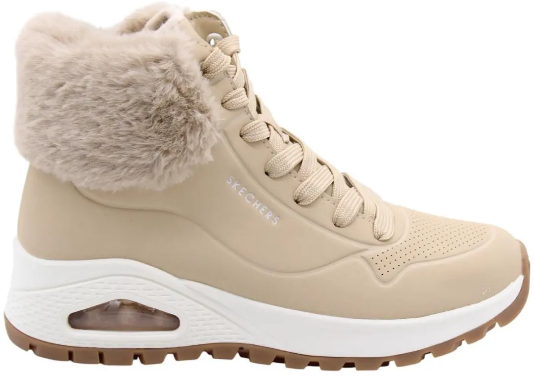Skechers Uno Rugged Dames Sneakers 167274 - Wit - afbeelding 6 van 6