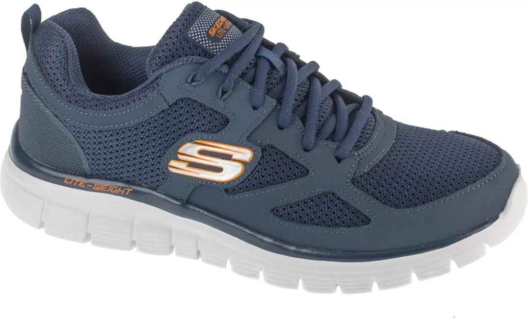 Skechers Burns-Agoura, Mannen, Marineblauw, Sneakers, maat: 42,5