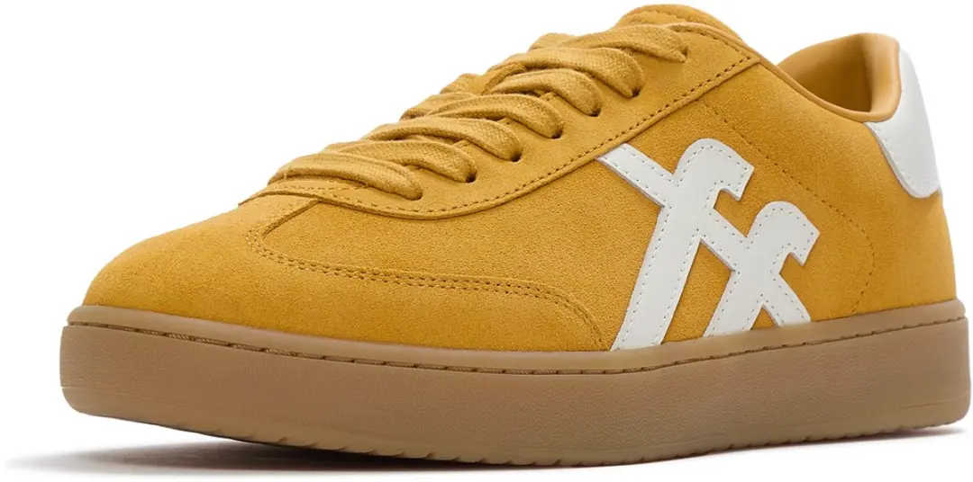 FitFlop FitFlop The Dash T-Toe Suede Sneakers GEEL