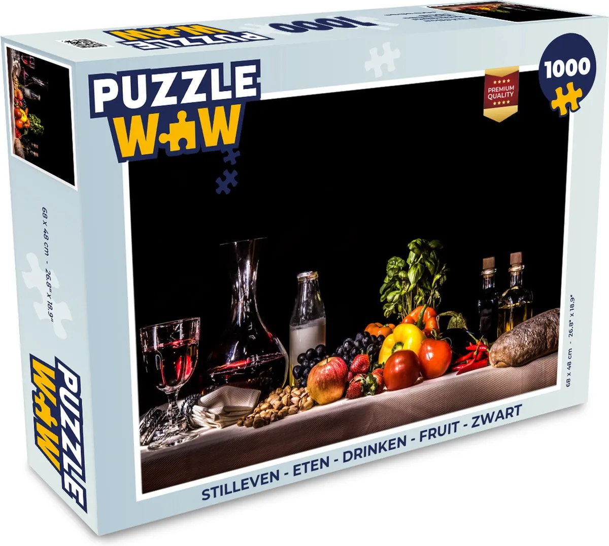 PuzzleWow Stilleven Legpuzzel 1000 Stuks