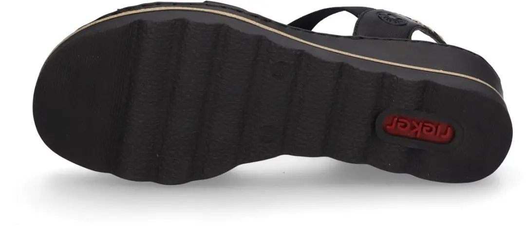 Rieker Sandalen Zwart Synthetisch - Dames - Maat 36 - afbeelding 6 van 6