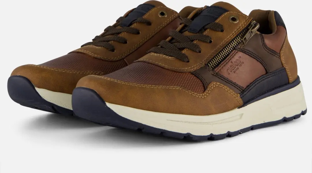 Rieker Sneakers bruin Leer