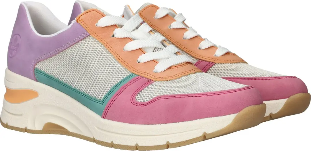 Rieker Libelle Sneakers - Roze - Maat 38 - afbeelding 4 van 6