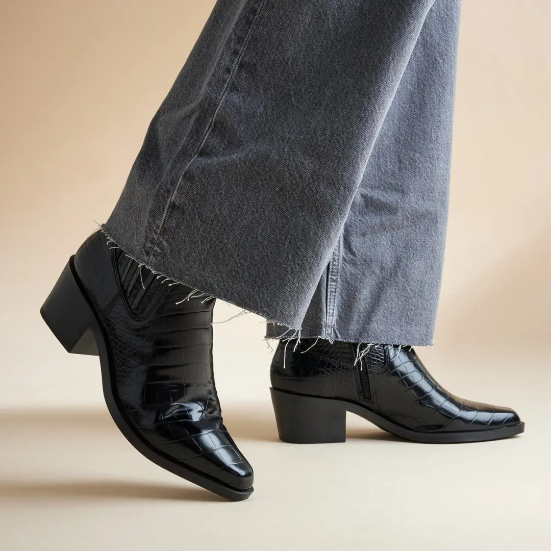 Tamaris Cowboylaarzen zwart Synthetisch