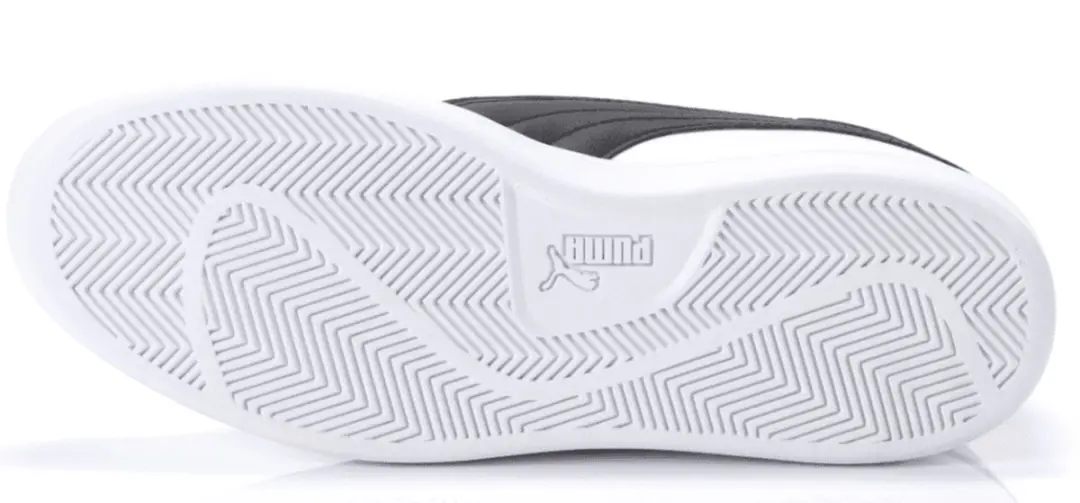 PUMA Smash 3.0 L Sneakers - 46 - Witte/Zwarte/Gouden