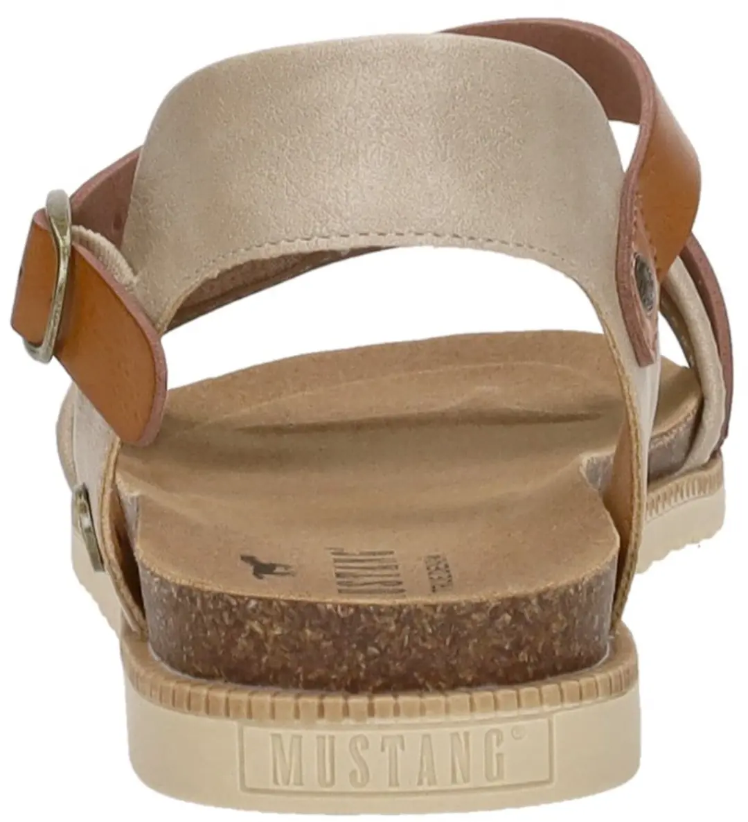 Mustang Sandalen Plat Sandalen Plat - Beige - Maat 37 - afbeelding 5 van 6
