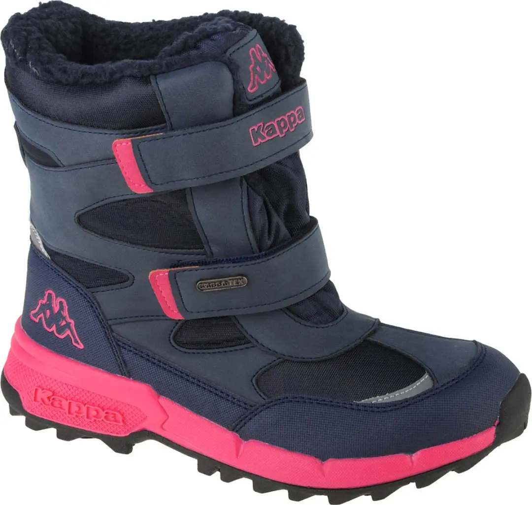 Kappa unisex kinderlaarzen Tieners winterschoenen gevoerd 260903T Marine/Roze
