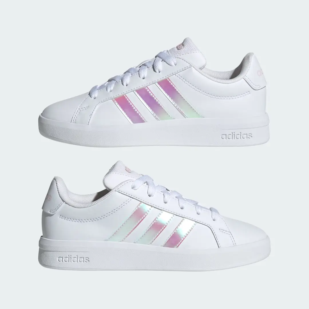 Adidas Grand Court 3.0 JQ1978 Schoenen Junior - Wit - afbeelding 5 van 6