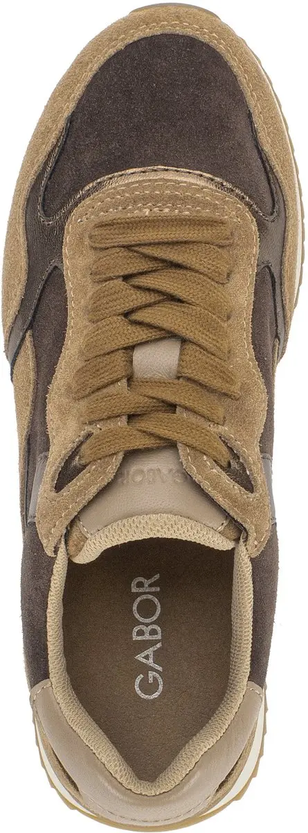 Gabor Dames Sneakers 6002.03.001 - Taupe - afbeelding 4 van 6