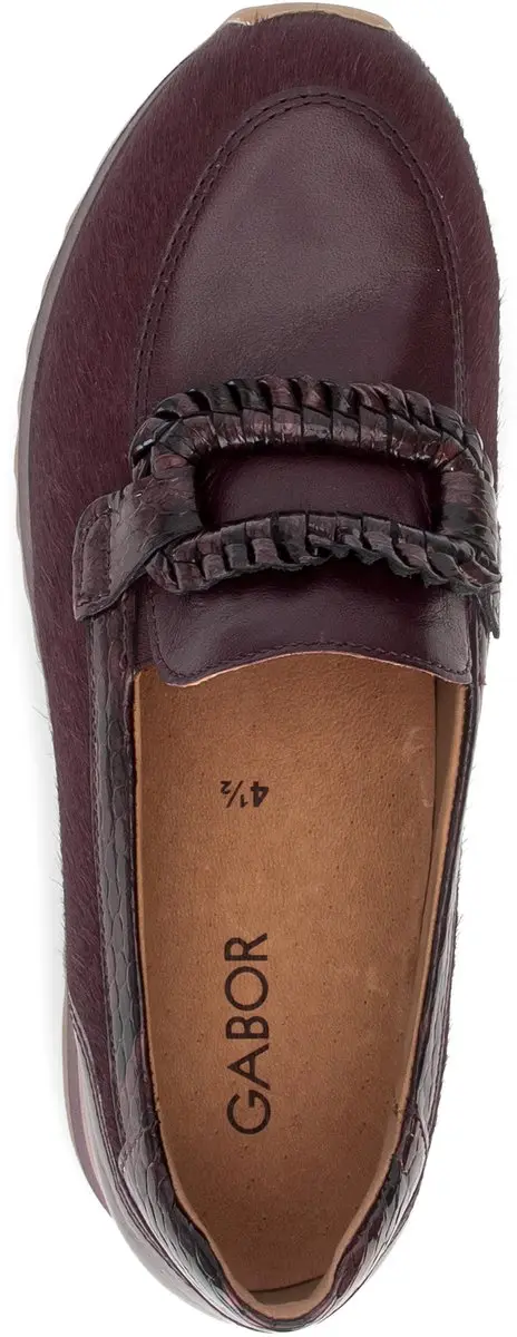 Gabor Dames Loafers Bordeaux - 40 - afbeelding 3 van 6