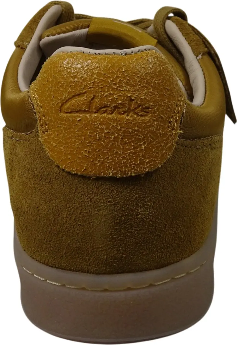 Clarks Craft Rally Ace Heren Sneakers - Okergeel - Maat 44 - afbeelding 3 van 5