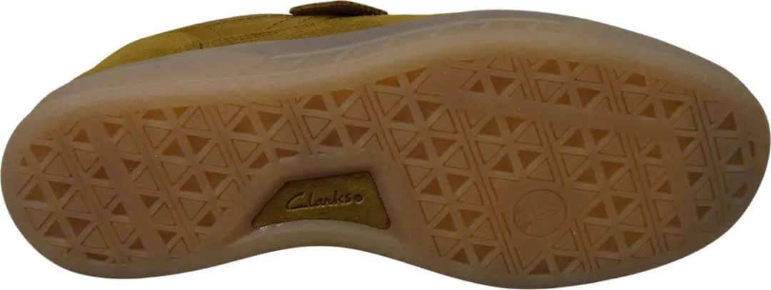 Clarks Craft Rally Ace Heren Sneakers - Okergeel - Maat 44 - afbeelding 2 van 5