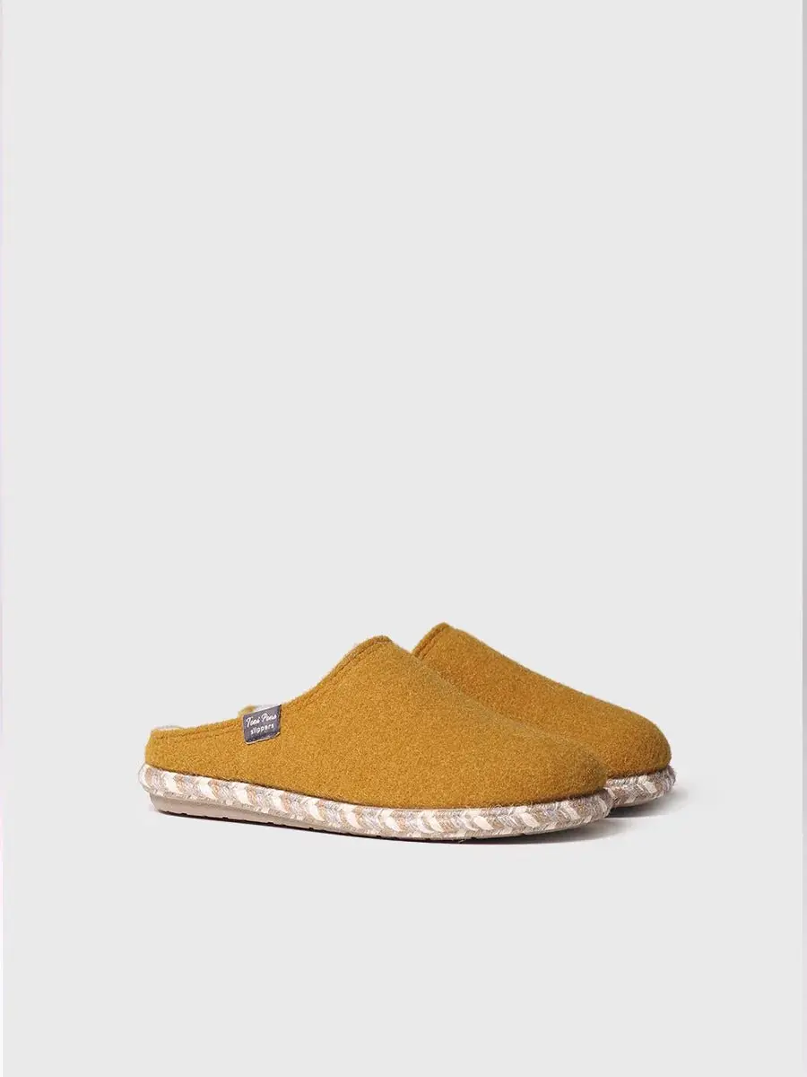 Damesslippers van vilt