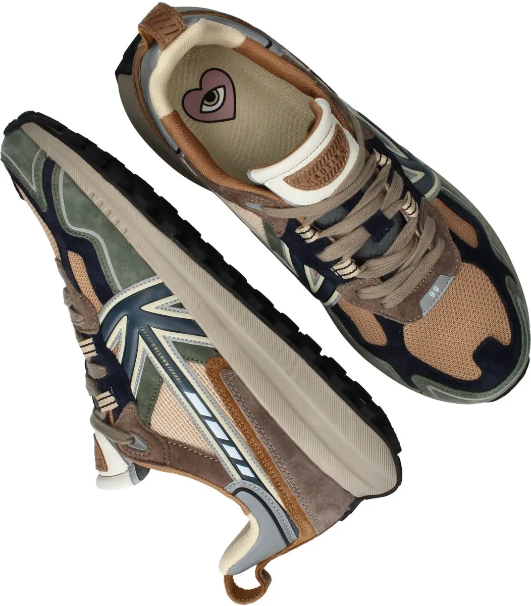 Kaotiko Vancouver Tech Sneakers Heren - Maat 42 - Multi - afbeelding 3 van 6
