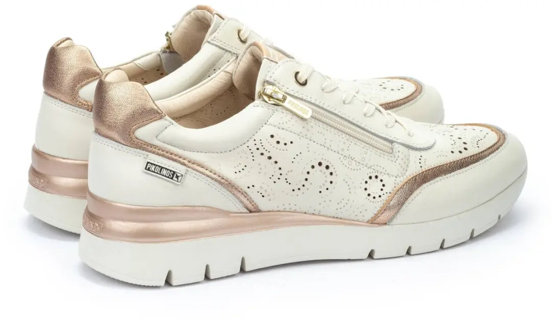 Pikolinos Cantabria Dames Sneaker Ecru - Maat 39