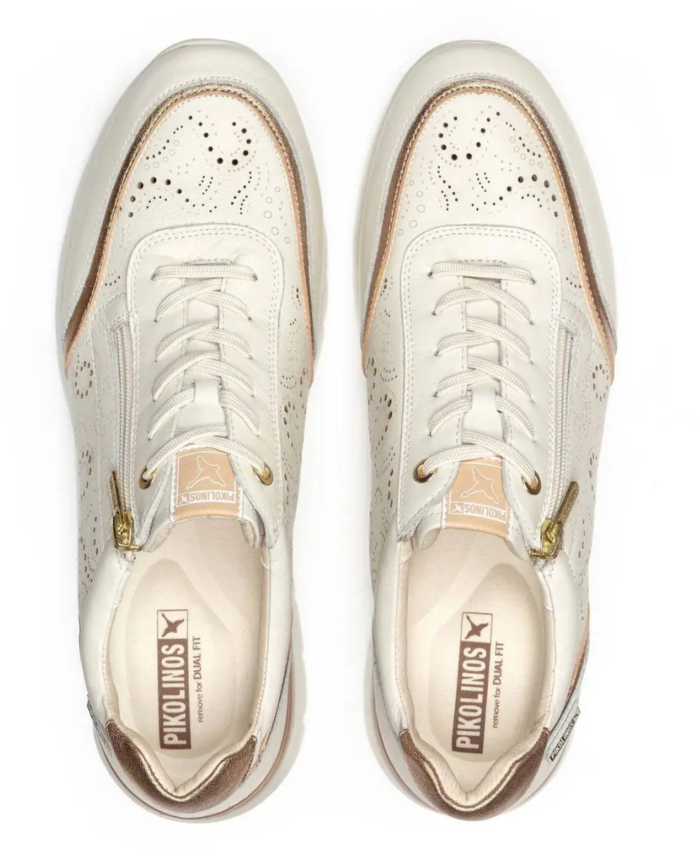 Pikolinos Cantabria Dames Sneaker Ecru - Maat 39