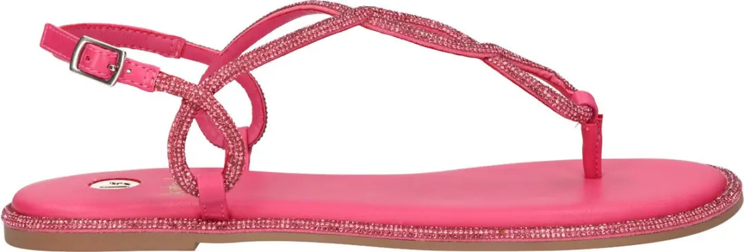 La Strada Sandaal Roze Glitter Synthetisch