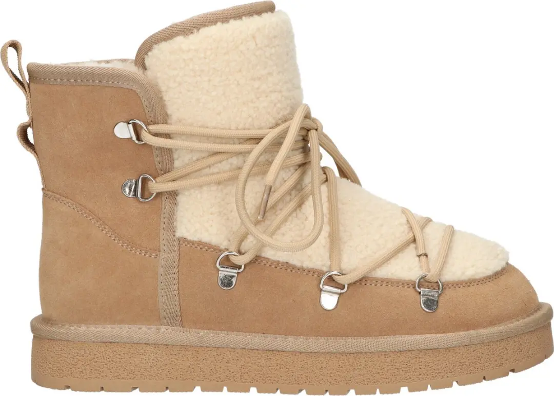 La Strada Snowboot Beige Suede