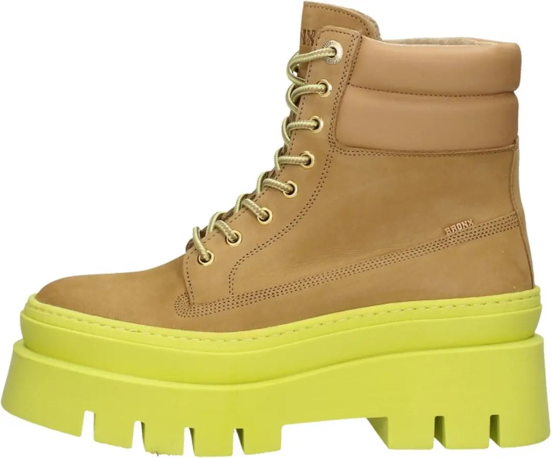 Bronx Evi-Ann Veterschoenen Hoog - Middelbruin - Maat 39 - afbeelding 3 van 6