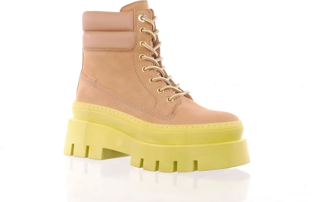 Bronx Evi-Ann Veterschoenen Hoog - Middelbruin - Maat 39 - afbeelding 2 van 6