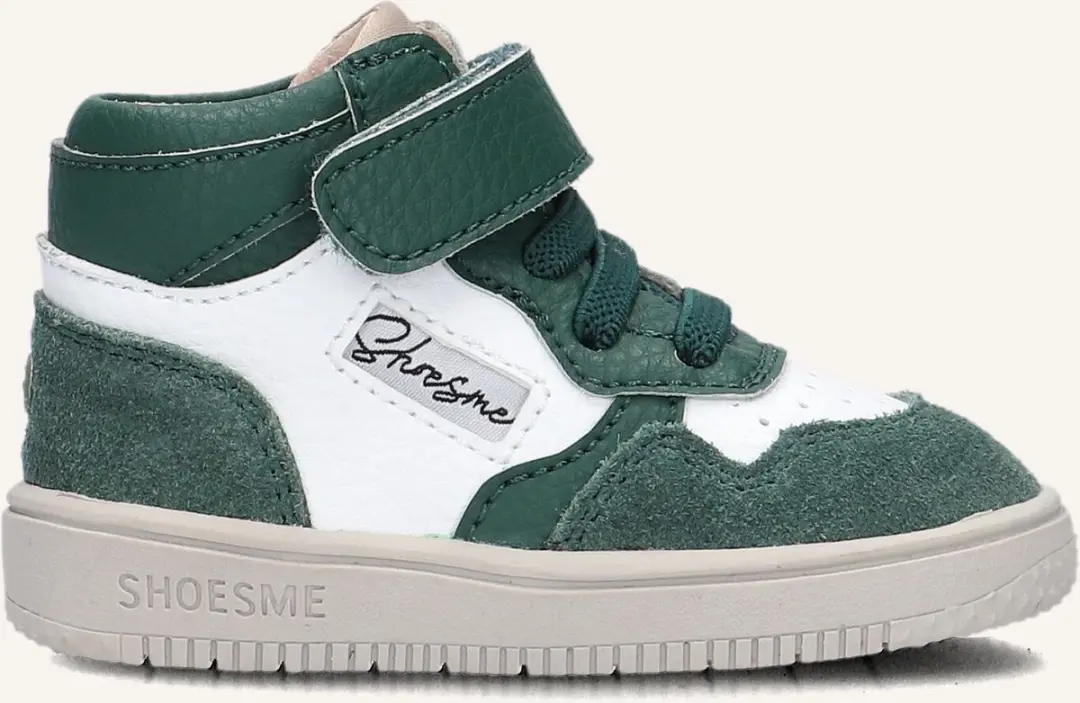 Shoesme Wit-Groen Sneakertje