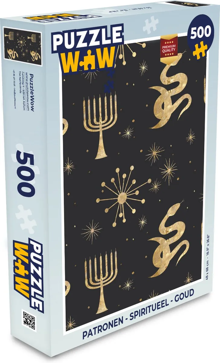 PuzzleWow Spiritueel Legpuzzel 500 Stuks