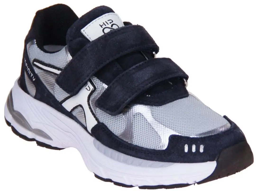 Hip Velcroschoen Blauw-Wit