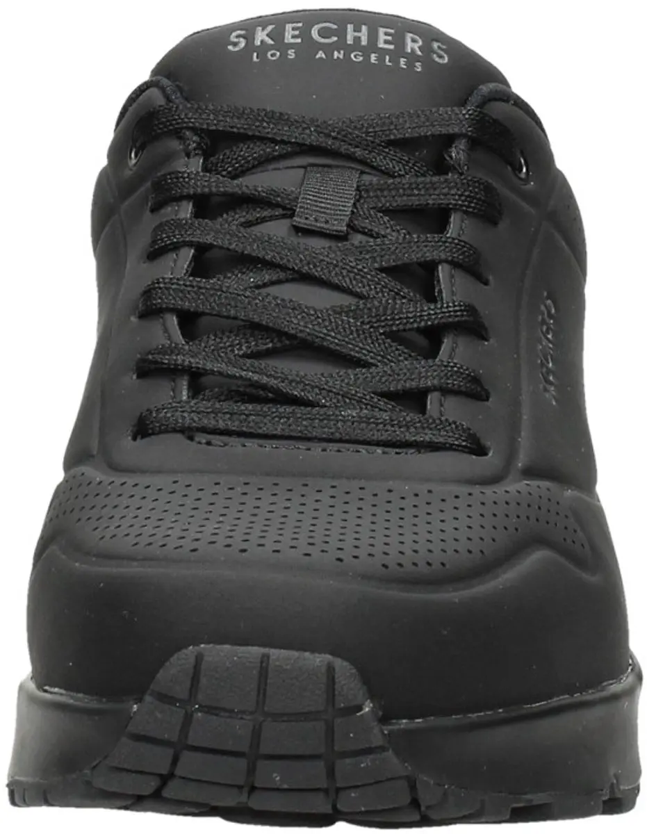 Skechers Uno Stand On Air Heren Sneakers 300404 - Zwart - afbeelding 3 van 6