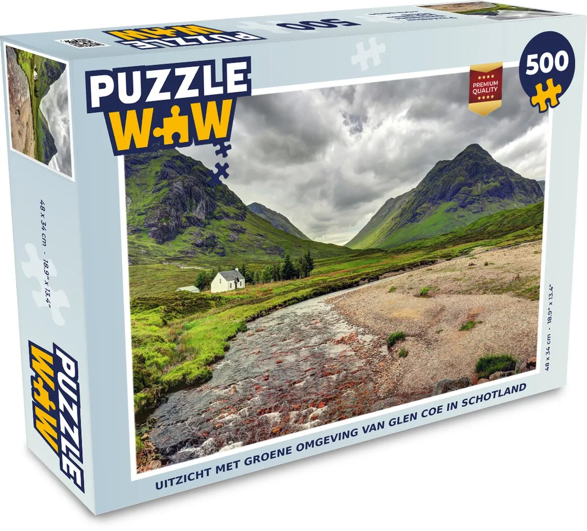 PuzzleWow Glen Coe Legpuzzel 500 Stuks