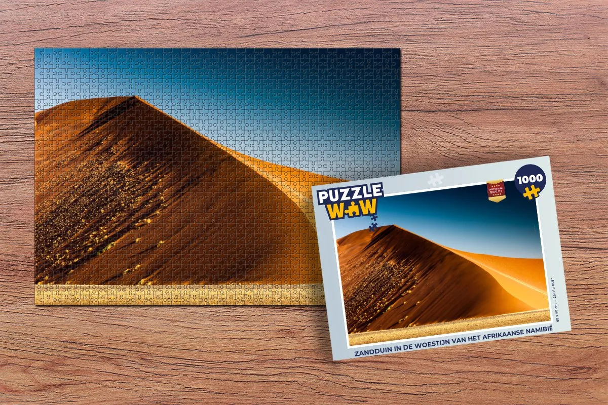PuzzleWow Legpuzzel Zandduin Namibië 1000 Stuks - Multicolor