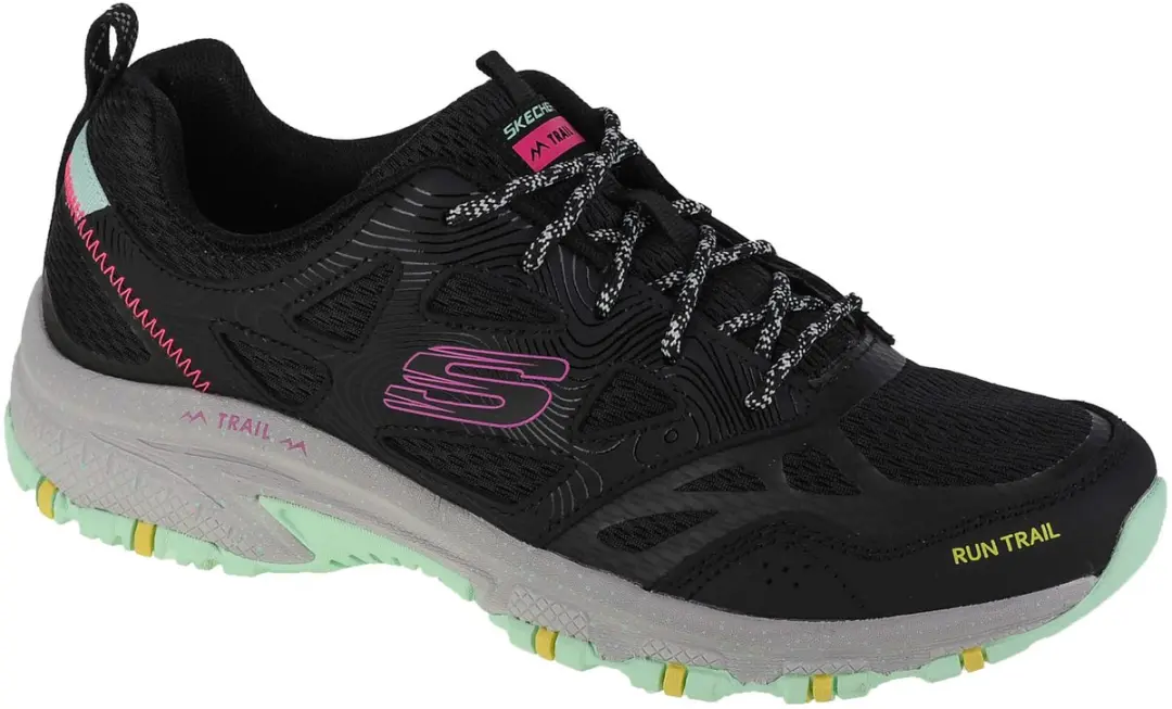 Sports Trainers for Women Skechers Overlace Lace-Up W Black