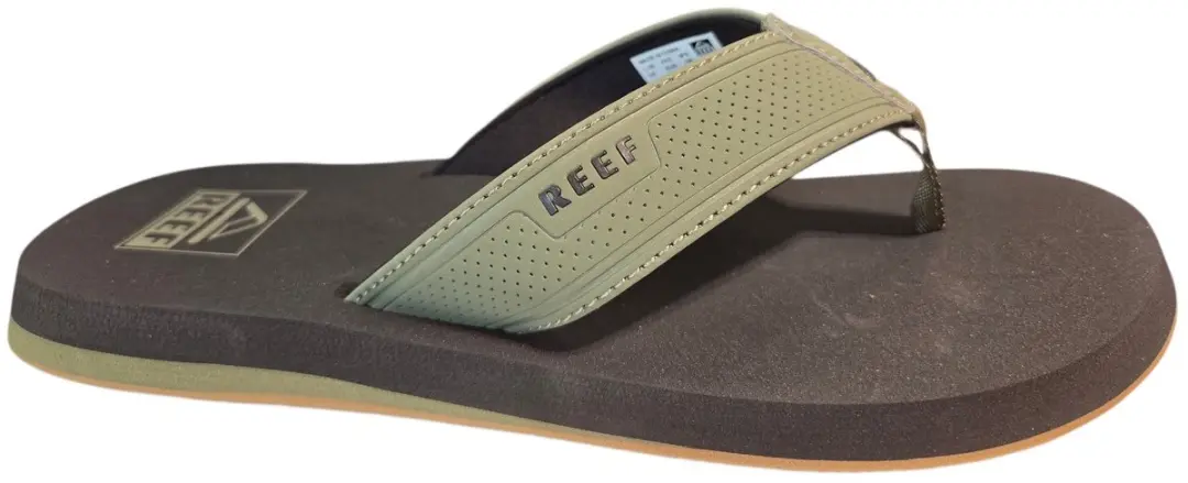 Reef The Layback Teenslipper CJ4366 - Zwart/Olijfgroen