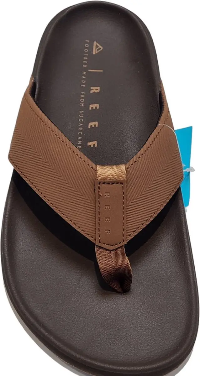 Reef The Raglan Teenslippers Heren - 45 - Donkerbruin - afbeelding 3 van 6