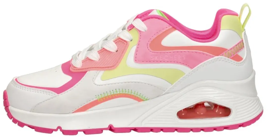 Skechers Uno Gen1 - Color Surge - Meisjes Sneakers - Wit - afbeelding 2 van 6