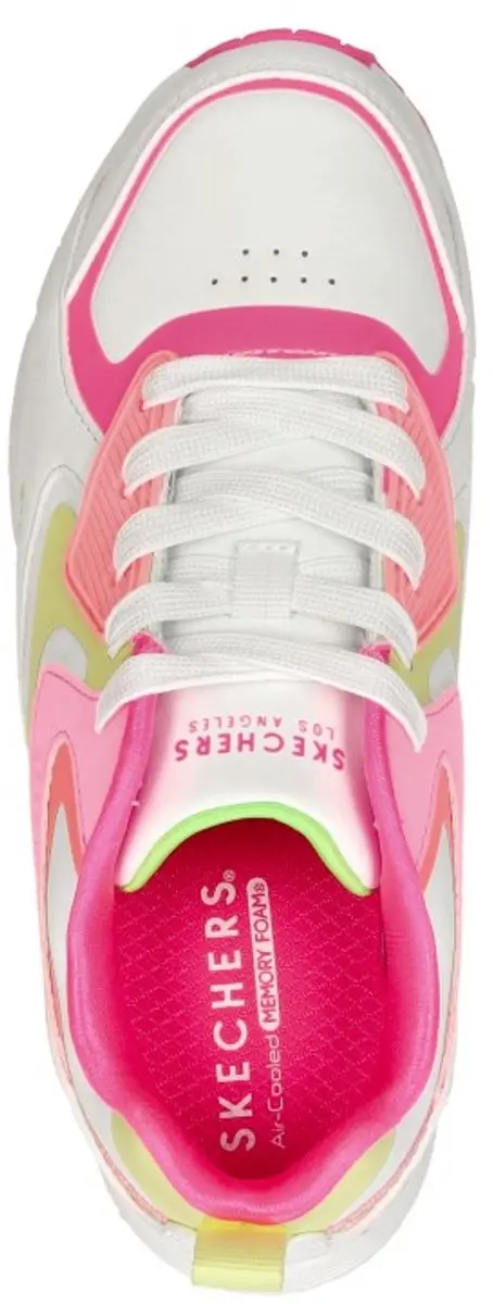 Skechers Uno Gen1 - Color Surge - Meisjes Sneakers - Wit - afbeelding 5 van 6