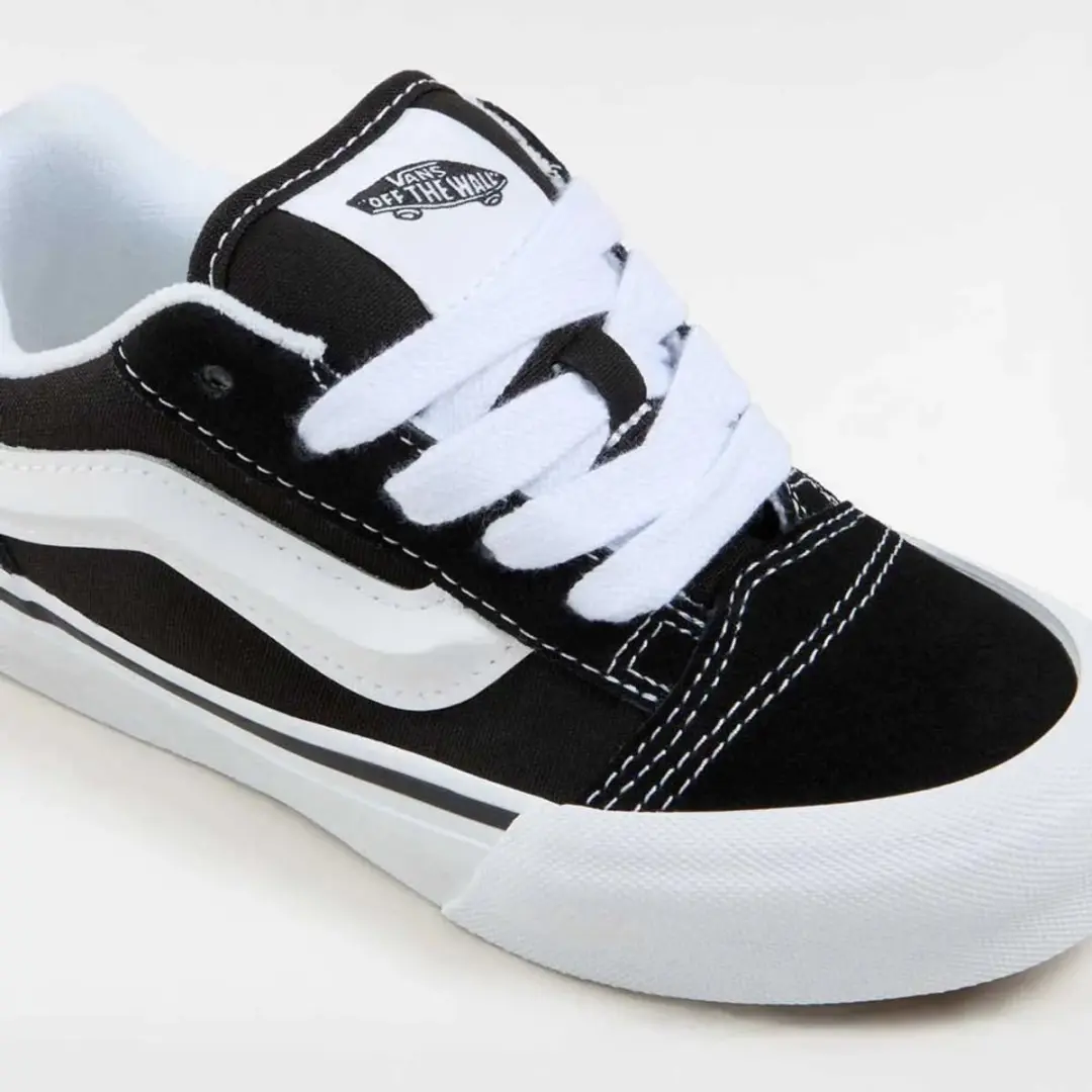 Vans Knu Skool Junior Sneakers - 30 - Zwart/Wit