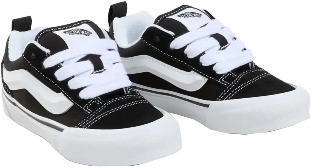 Vans Knu Skool Junior Sneakers - 30 - Zwart/Wit