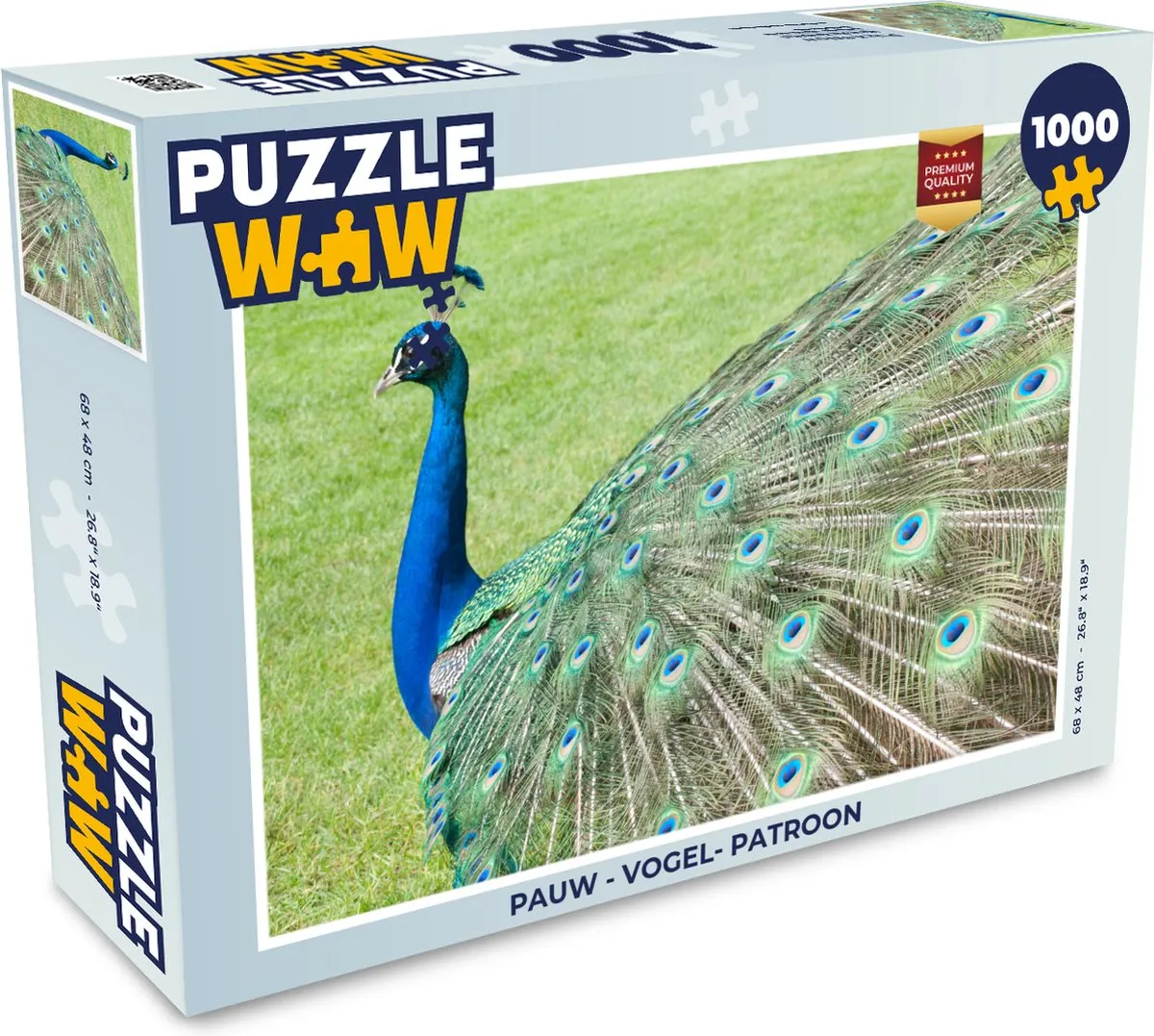 PuzzleWow Vogelpatroon Legpuzzel 1000 Stuks