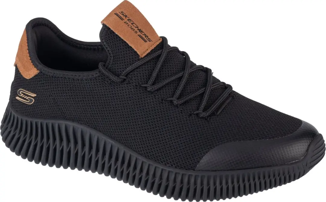 Skechers BOBS GEO CITY DAPPER heren sneaker 1181733 BBK zwart