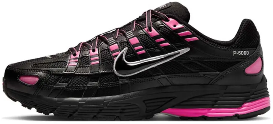 Nike P-6000 Pink Blast Metallic Silver Black