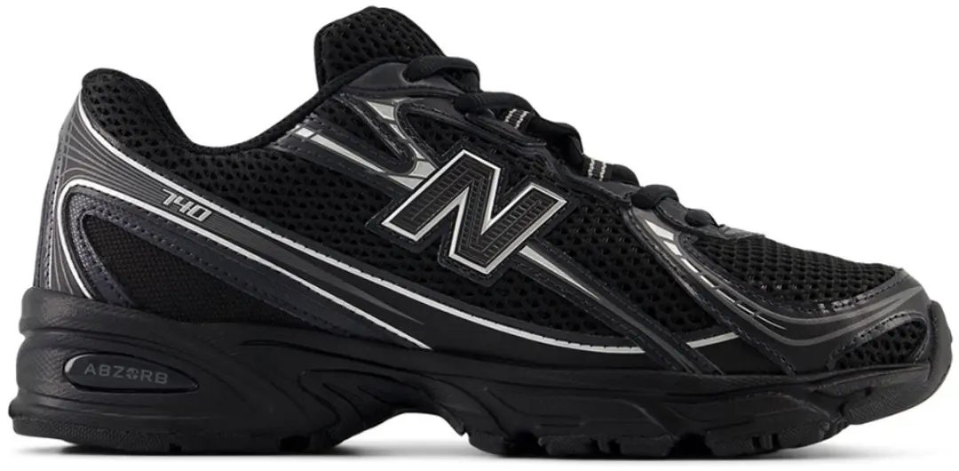 New Balance 740v2 Sneakers - Zwart Metallic - afbeelding 3 van 6