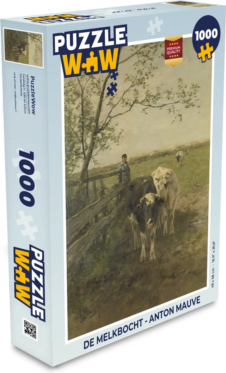 PuzzleWow De Melkbocht Legpuzzel 1000 Stuks