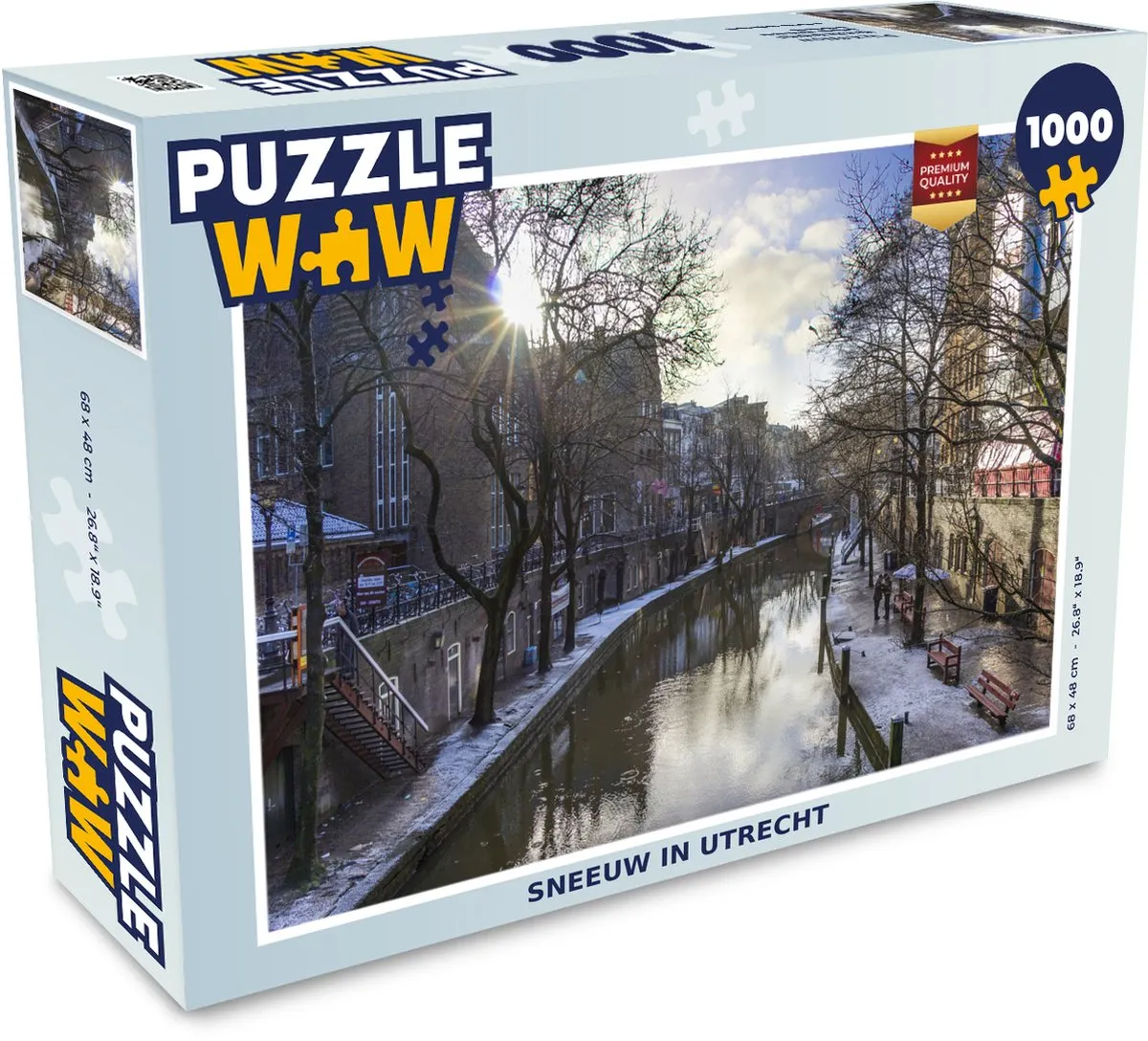 PuzzleWow Utrecht Legpuzzel 1000 Stuks