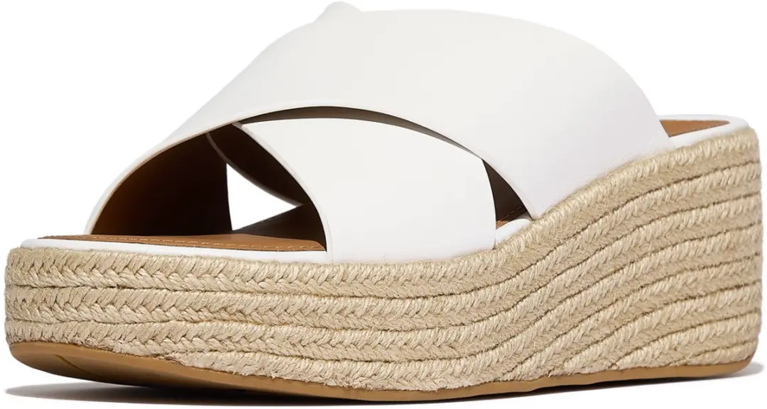 FitFlop Dames PlatFForms Espadrilles - Witte 41 - afbeelding 5 van 6