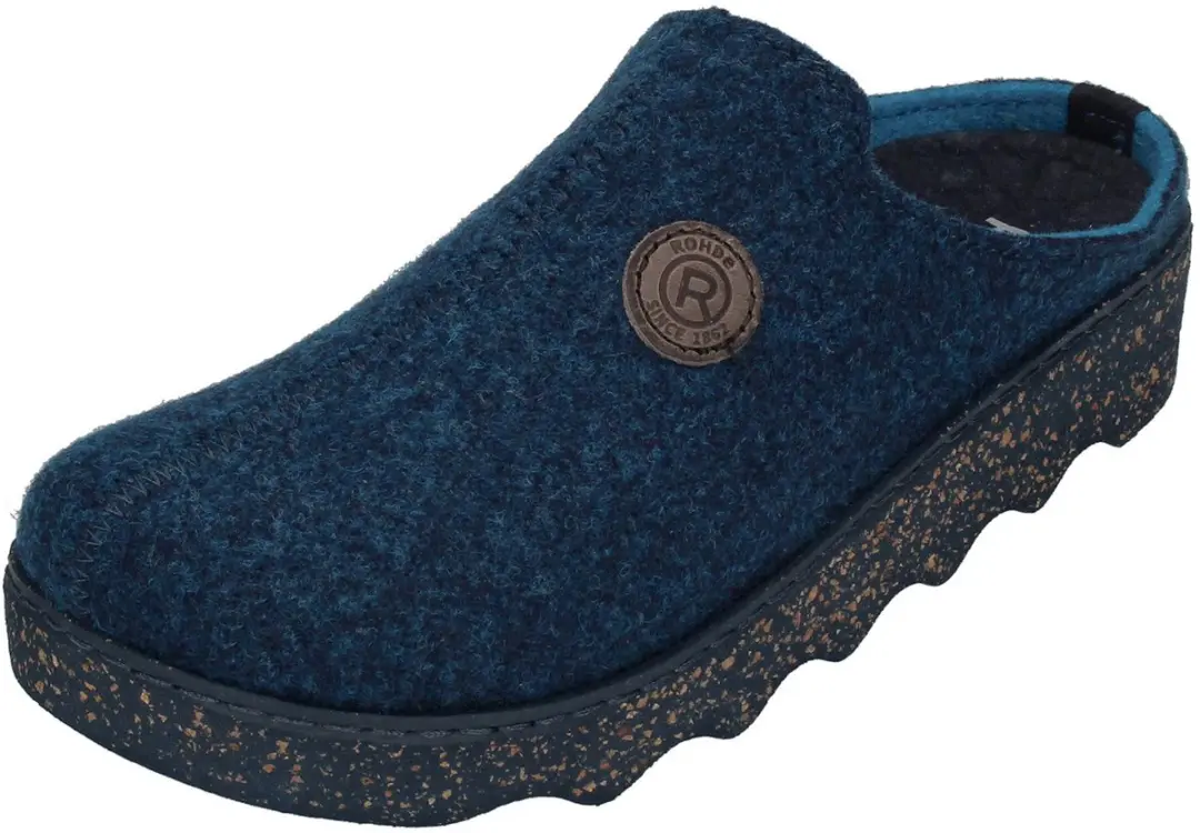 Rohde Dames Pantoffels 6120-54 - Maat 38 - Blauw