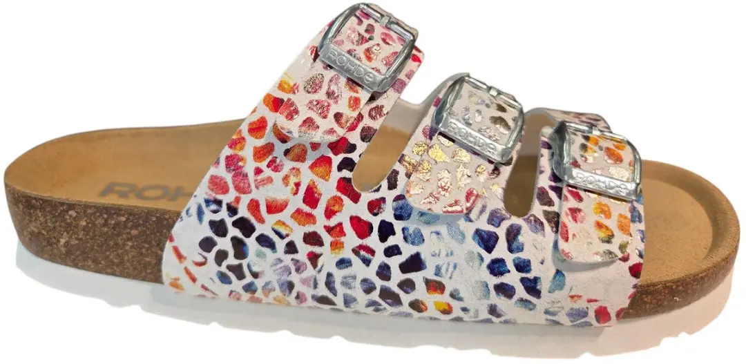Rohde 5620 08 Slippers Dames - Wit Multi - 39 - afbeelding 2 van 6