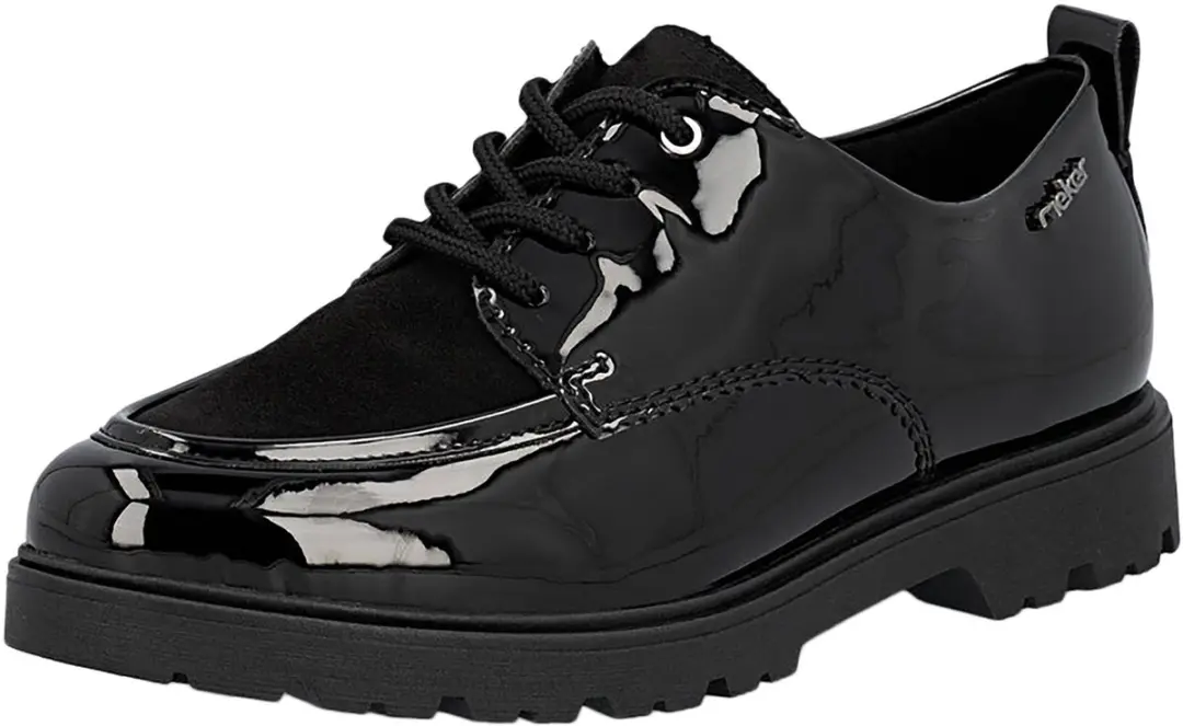 Softlack-leren derbyschoenen