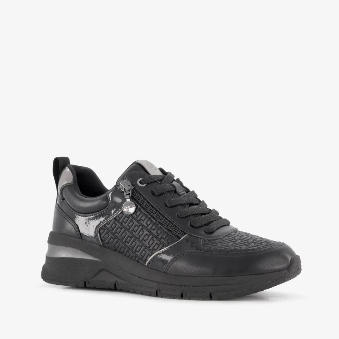 Tamaris dames sneakers zwart