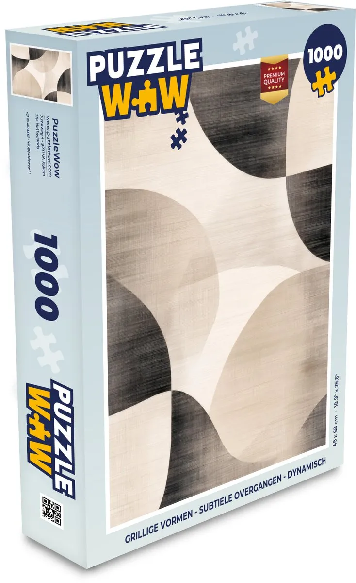 PuzzleWow Legpuzzel 1000 Stuks